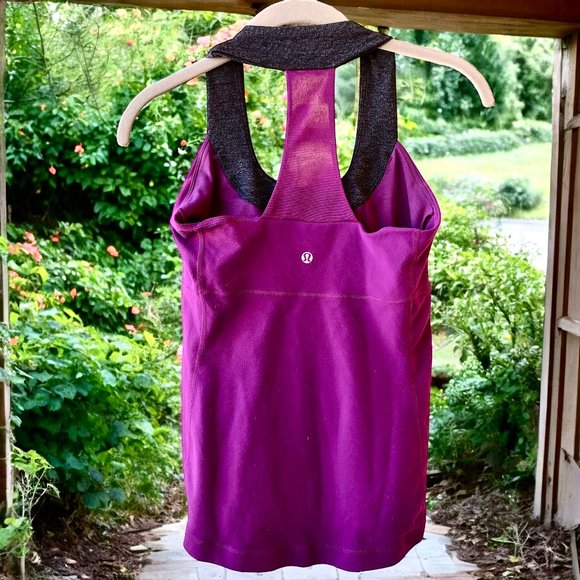 Lululemon Tank Top Scoop Neck Mesh Racerback Yoga - Picture 3 of 7